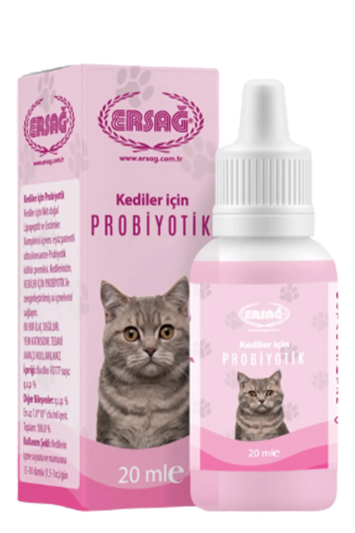 Ersağ Kediler İçin Probiyotik